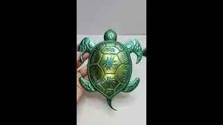 #31 Cosmic Turtle with #Colourarte #Resinarte