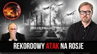 ⚡ ROSJA PŁONIE: Drony zniszczyły 21 obiektów! Zmasowany atak na Rosję.