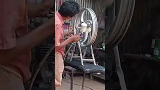 RAJ COLOUR SPRAY KVP BULLET ALOIDE WHEEL SILVER METALLIC PAINTING
