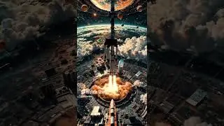 intergalactic rocket launch #space #rocket #scifi #ai #animation