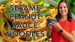 Sesame Peanut Sauce Noodles