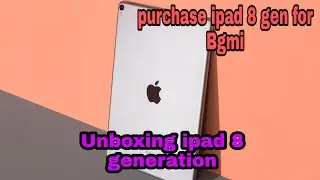 iPad 8 generation unboxing space gray colour with A12 Bionic chip | #ipad8gen #unboxing