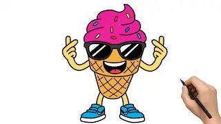 Como Desenhar a Ice Cremyni Coolini | Italian Brainrot Animales