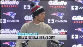 Tom Brady news conference on #DeflateGate