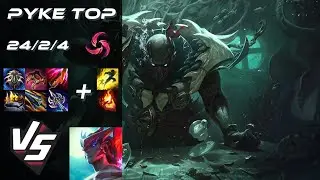 TOP Pyke vs Yone - NA Grandmaster Patch 14.5.1