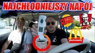 TEST GDZIE SĄ NAJCHŁODNIEJSZE NAPOJE KFC VS BURGER KING VS MCDONALD'S