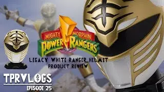TPRVlogs #25: Legacy White Ranger Helmet | Product Review