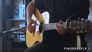 Ovation Celebrity CS24-4-G Sound Test | No Effect | Roundback Fiberglass Acoustic Guitar