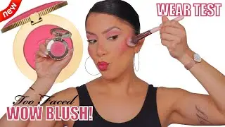 *new* TOO FACED CLOUD CRUSH BLURRING BLUSH REVIEW + ALL DAY WEAR TEST *oily skin* | MagdalineJanet