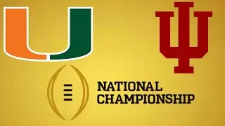 College Football 26 | Miami FL Hurricanes vs Indiana Hoosiers | National Championship