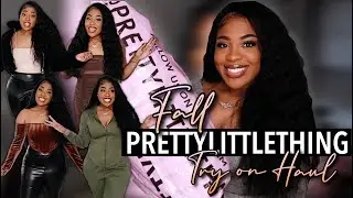 $500 FALL PRETTYLITTLETHING HAUL *OUTFITS* 2020 😍💕✨ | CURVY/THICK FRIENDLY | 1K GIVEAWAY WINNERS !