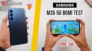 Samsung Galaxy M35 5G Pubg Test With FPS Meter, Heating & Battery Test 🔥