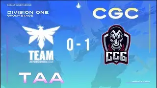 CWL S5 HIGHLIGHTS | DIVISION ONE | GROUP B | TAA vs CGC | GAME 1