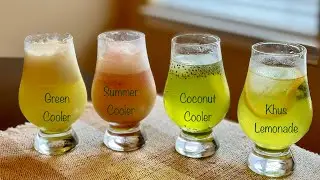 Home Made Khus Syrup & Khus Syrup Mocktails