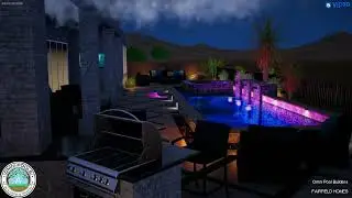 TUCSON NATIONAL ESTATES - FAIRFIELD HOMES - MODEL POOL CONCEPT