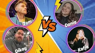 EHRENLOSES QUIZ-DUELL mit Dania, Katja. Dikay & Tom!