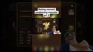 Rating second awakening monster prt 3 #memes #summonerswar #edit #gaming #funny #game