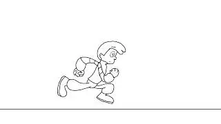 Original Character Run Animation cycle