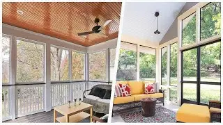 75 Mid-century Modern Back Porch Design Ideas You'll Love 😊