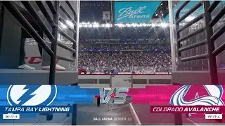 2021 NHL Season Tampa Bay Lightning Vs Colorado Avalanche NHL 22 Simulation