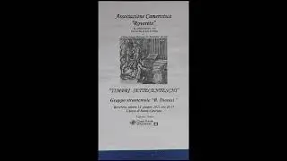 F. G. De Castro - Concerto n&deg; 8 op. 4 in re magg.