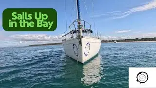 Sails Up In The Bay: We head back across Moreton Bay & get the Sails up on @SailingAstridTheWombat