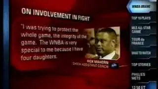 WNBA Brawl: Shock vs Sparks July 2008