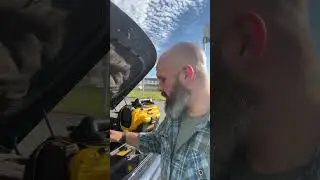 Bleeding air from your Land Rover coolant system #automobile #mechanic #dewalt #landrover #lr3 #4x4