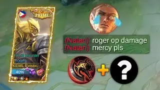 HOW TO EASILY COUNTER META HERO NATAN USING ROGER | META VS META | THE SECRET ITEM TO VICTORY | MLBB