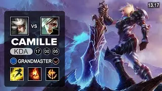 Riven vs Camille Top - EUW Grandmaster - Patch 13.17 Season 13