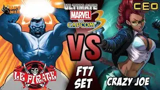 CEO 2021 UMVC3 - le Pirate VS Crazy Joe FT7 Set