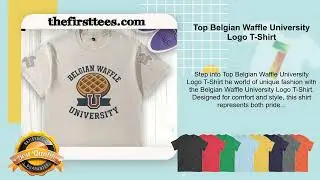 Top Belgian Waffle University Logo T-Shirt
