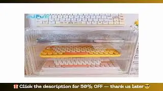 Unboxing Keyboard Display Stand Transparent Acrylic Storage Box Custom 3-layer Dust-proof Desktop Of