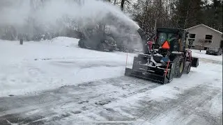 Yanmar YT235c snow blowing