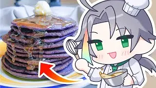 CAN WE MAKE UBE MOCHI PANCAKES? 🍡🥞
