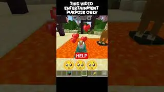 The Impossible Choice: Chicken 🐔 vs Llama 🦙? #minecraft #shorts #shortsfeed