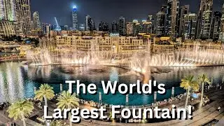 Dubai Mall & Fountain! Exploring the 2nd Largest Mall and largest Fountain in the World