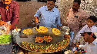 How To Prepare Kebab With Minced Meat Roll On a Large Tawa | کباب ولہ قیمہ رول کیسی تیار کیا جاتا ہ