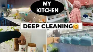 Kitchen Deep Cleaning😍| Cleaning Routine | Clean with Me | Cleaning Vlog Malayalam | Qatar Vlog