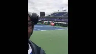 Errick lewis at the Davis cup