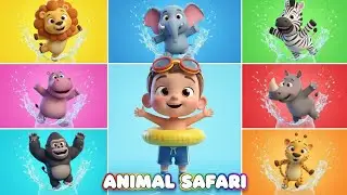 Safari Animal Sounds Song | Nursery Rhyme for Kids &ndash; Learn Animal Names & Sounds