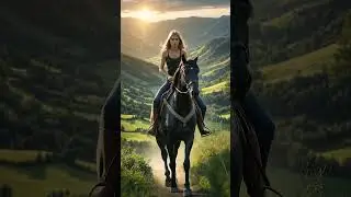 Epic Ride, Golden Hour ✨🐎  #riseandshine  #HorsebackAdventure #EpicJourney #horse #EpicRide
