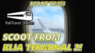 SCOOT FROM KLIA T2 TO SINGAPORE! 🇲🇾✈️🇸🇬 Scoot TR453 Kuala Lumpur KLIA T2→Singapore Changi T1