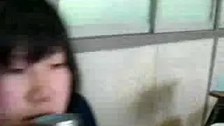 Lunchtime at a Japanese Highschool