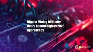 Bitcoin Mining Difficulty Nears Record High as 2026 Approaches