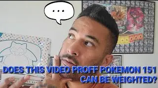 Can Pokemon 151 Be Weighted? I Weight Packs From A ETB & Iam Shocked By What I Learn & See