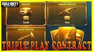 Black Ops 3: TRIPLE PLAY CONTRACT Part 1 - Flags and Bombs 2XP // With SUBSCRIBERS