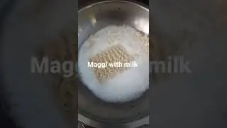 milk 🥛 with maggi