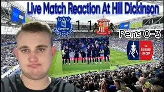 Match Reaction Everton 1-1 Sundaland lost on pens 3-0 #evertonfc #everton #toffee #facup 