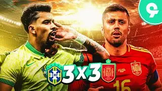 ♫ BRASIL empata com ESPANHA em um JOGO POLÊMICO | Paródia Bruno & Marrone - Dormi na Praça